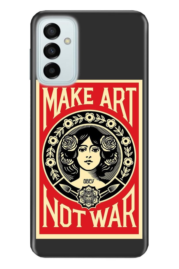 Compatible Samsung Galaxy M23 Case 0.4mm Laser Cut Silicone Cover Make Art