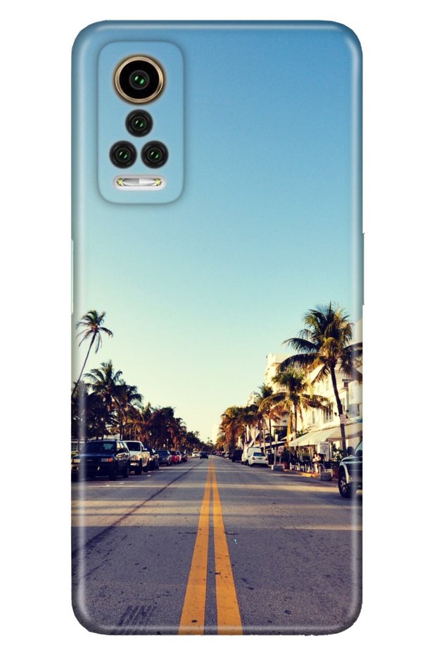 Gm 22 Pro Compatible Case 0.4mm Laser Cut Silicone Cover Miami Sunset