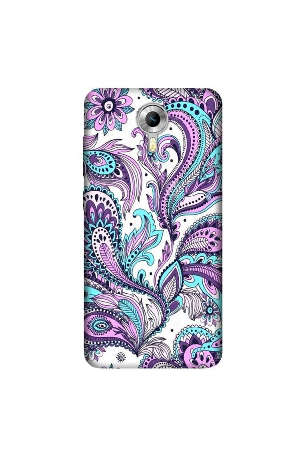 5 Plus Case 0.4mm Laser Cut Silicone Cover Blue Mandala