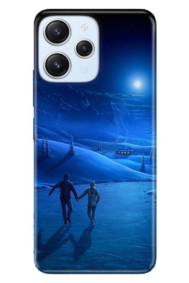 Xiaomi Redmi 12 Case with Camera Protection Silicone Patterned Picture Cover Cold Love