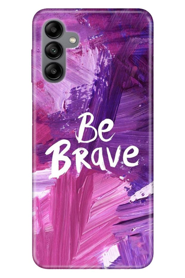 Be Brave with Samsung Galaxy A04S Case Silicone Moderna Pattern