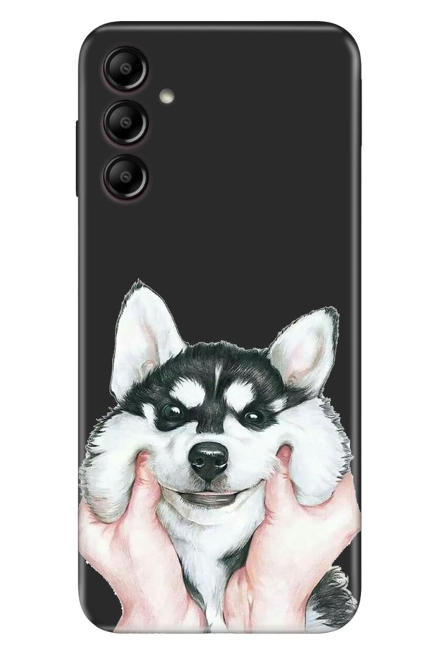 Samsung Galaxy A25 Compatible Case Silicone Patterned Illustrated Cover Dude Husky