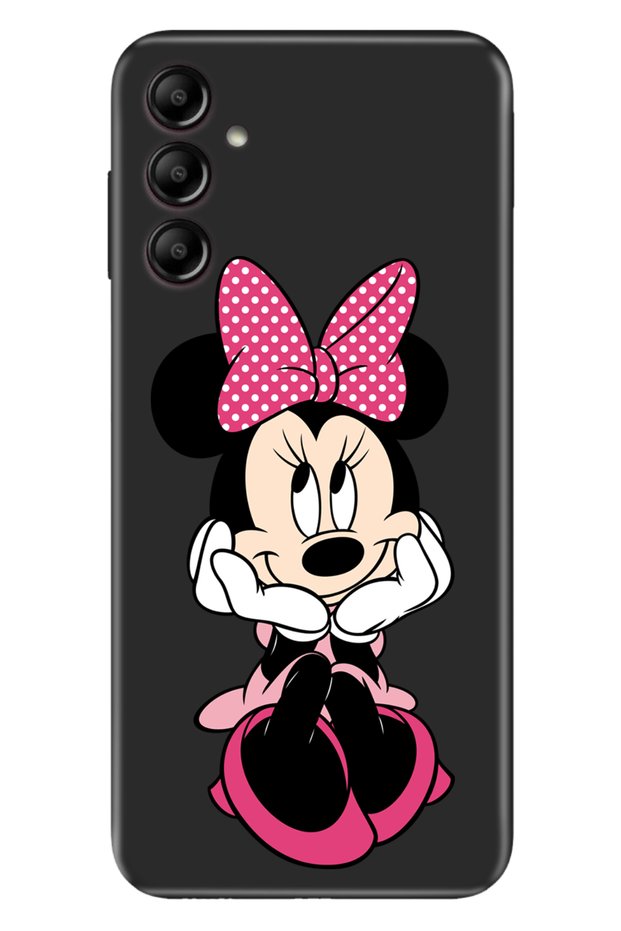 Samsung Galaxy A35 Compatible Case Silicone Patterned Illustrated Cover Minnie Character