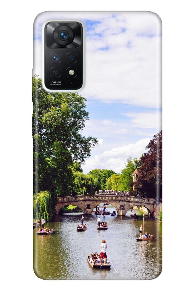 Xiaomi Redmi Note 11 Pro 5g Compatible Case 0.4mm Laser Cut Silicone Kayak Lake