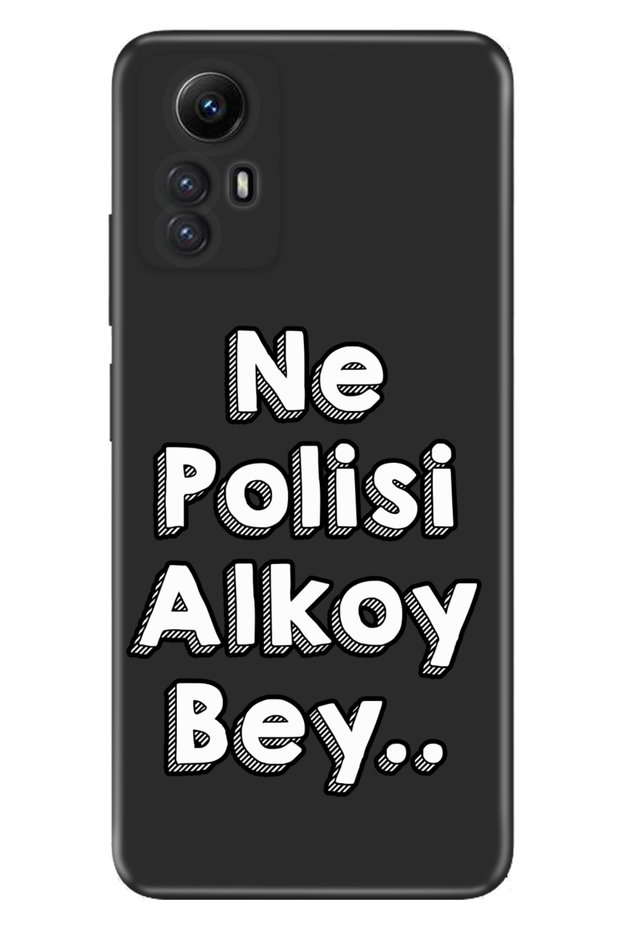 Xiaomi Redmi Note 12S Compatible Camera Protected Silicone Patterned Illustrated Cover Ne Polisi