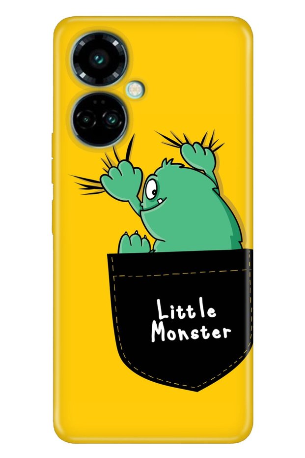Camon 19 Pro Case Modern Design Silicone Patterned Little Monster