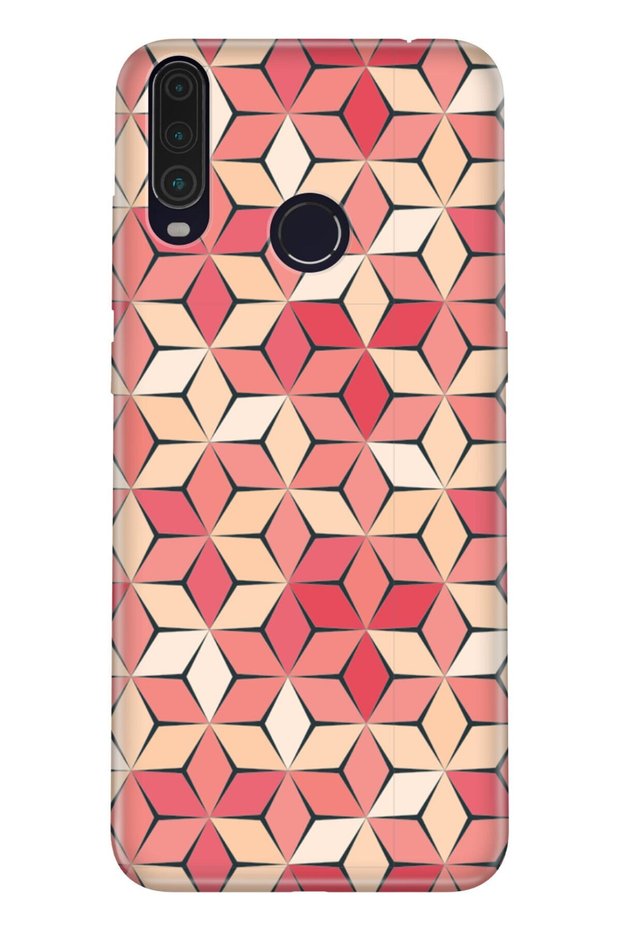 Gm 20 Pro Case 0.4mm Laser Cut Silicone Cover Pink Mozaic