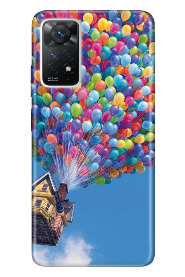 Compatible with Xiaomi Redmi Note 11 Pro 5g Case 0.4mm Laser Cut Silicone Bubble House
