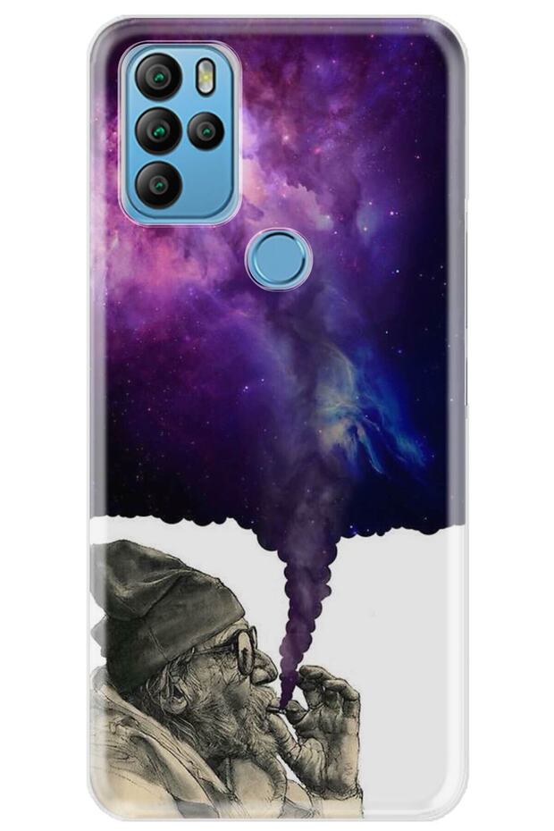 Gm 21 Pro Compatible Case 0.4mm Laser Cut Silicone Cover Smoke