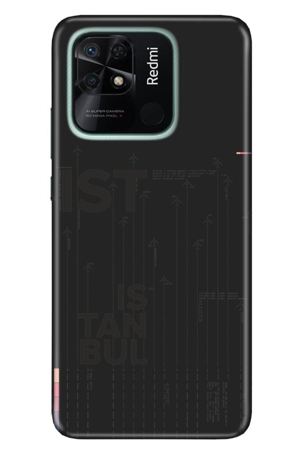 Xiaomi Redmi 10C Case Silicone Tioserisi Patterned Illustrated - Istanbul Fly