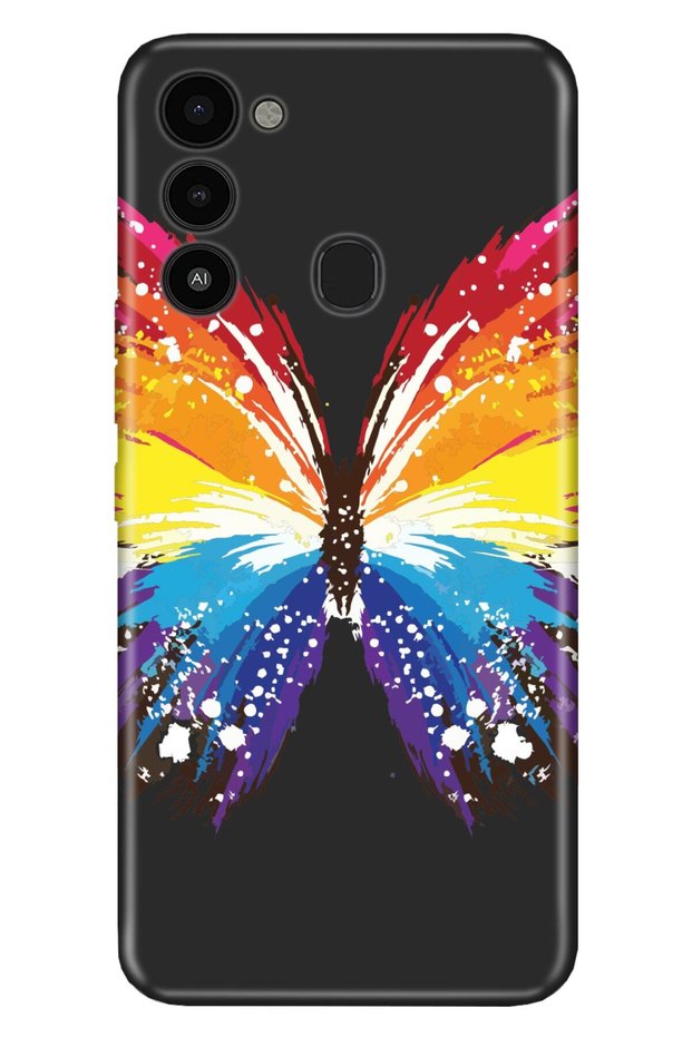 Spark 8C Case Silicone Moderna Patterned Butterfly