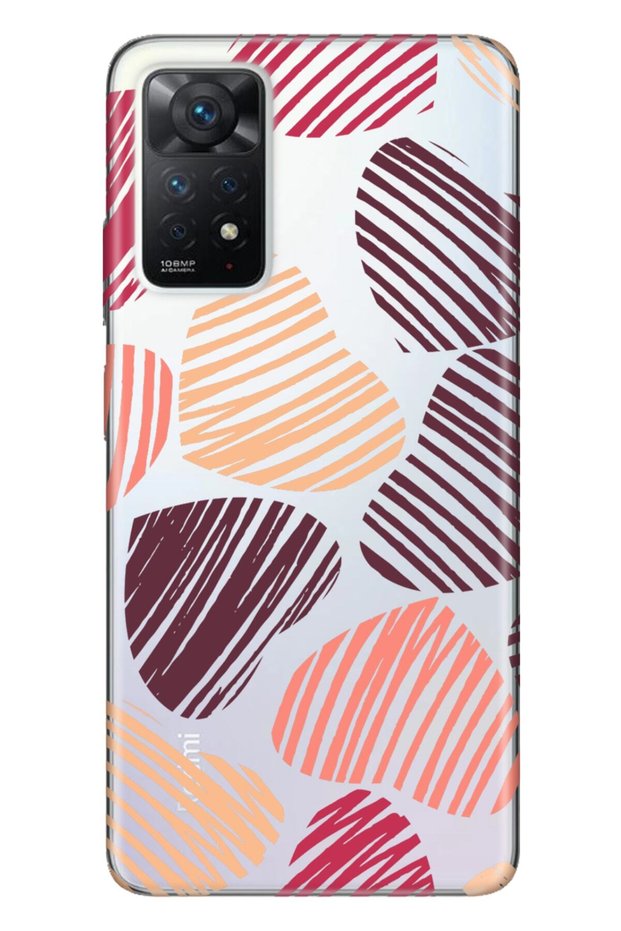 Xiaomi Redmi Note 11 Pro 5g Compatible 0.4mm Laser Cut Silicone Heart19