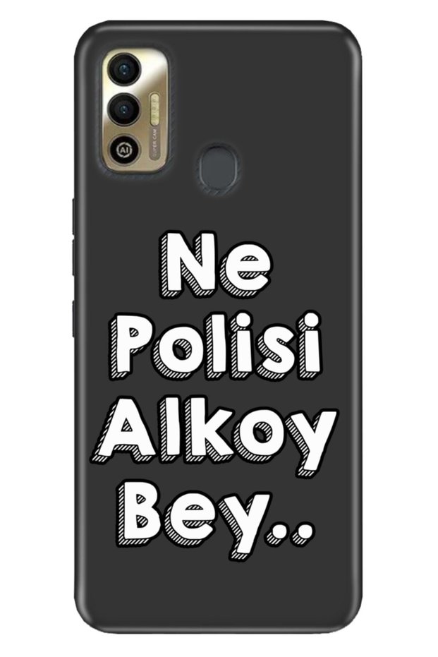 Spark 7t Compatible Case Tioserisi Illustrated Silicone Ne Polisi