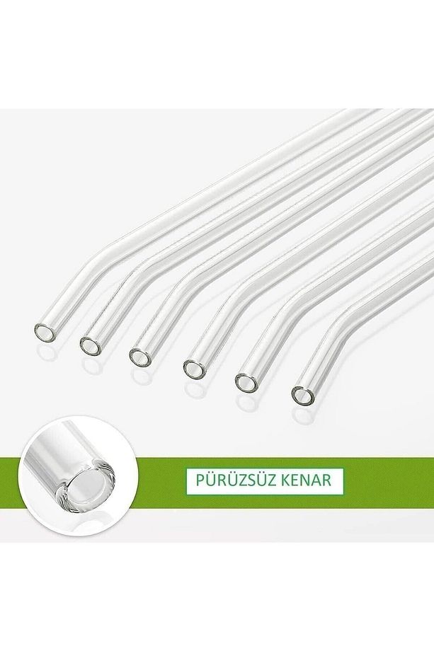 12'li Cam Pipet Ve 2 Adet Temizleme Fırçası Seti 1. Kalite / 9 Mm - 6