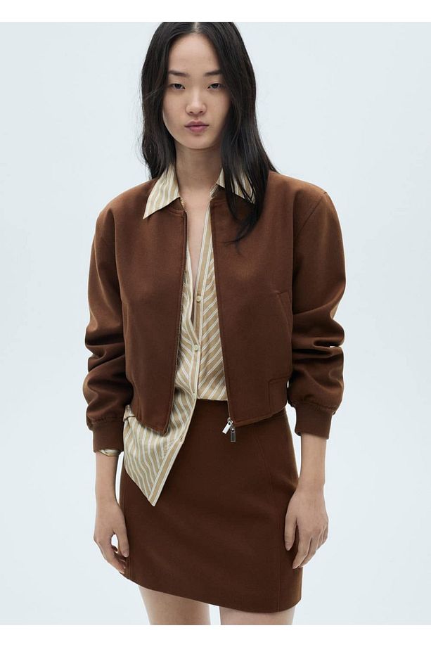 Yün bomber ceket - 1