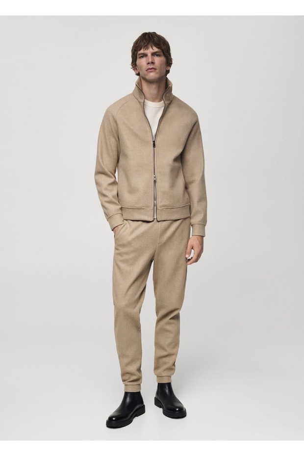 Regular kesim fermuarlı ceket - 2