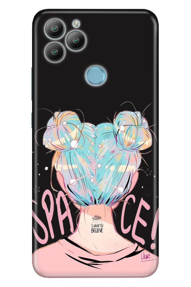 Gm 22 / Gm 22S Case 0.4mm Laser Cut Silicone Cover Girl from Outer Space