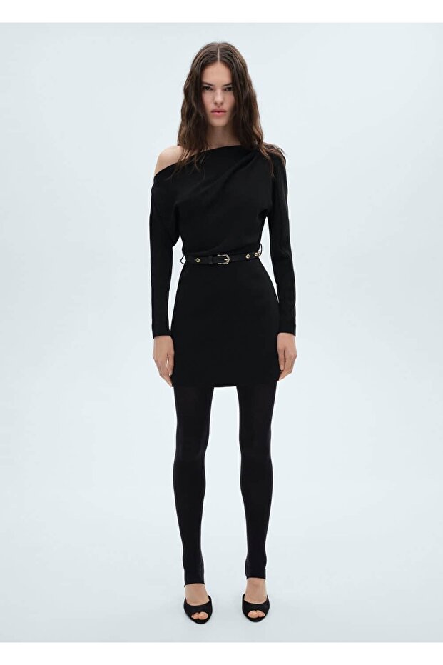 Asimetrik kısa elbise - 2