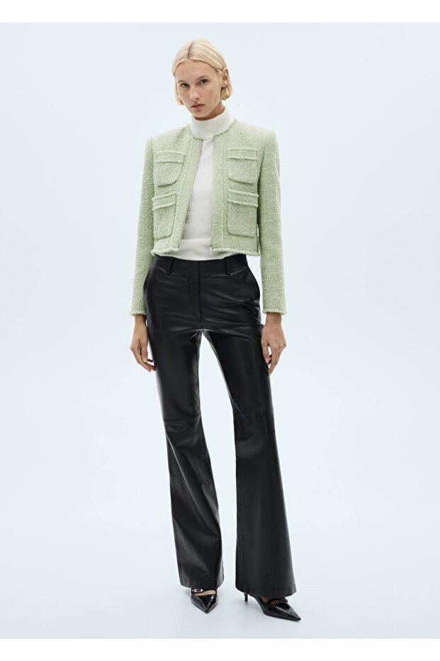 Fermuarlı tüvit ceket - 2