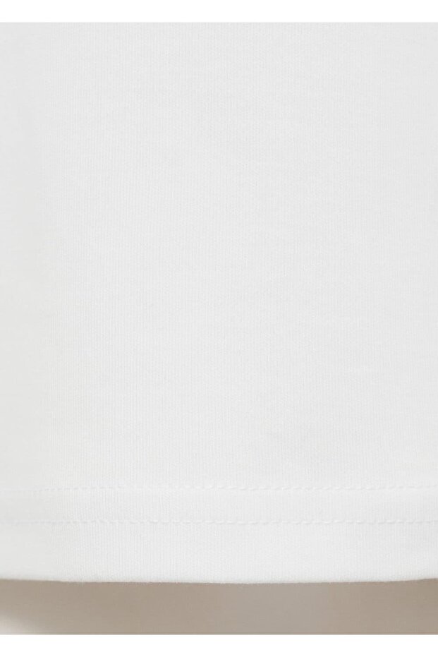 Kısa kollu pamuklu tişört - 5