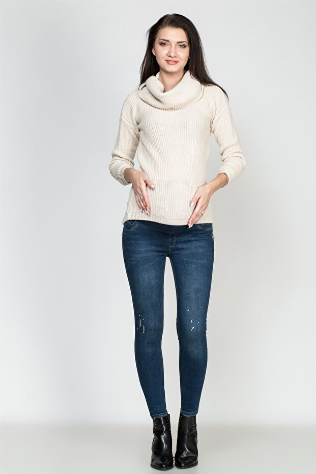 Hamile Triko Kazak Bej - 2