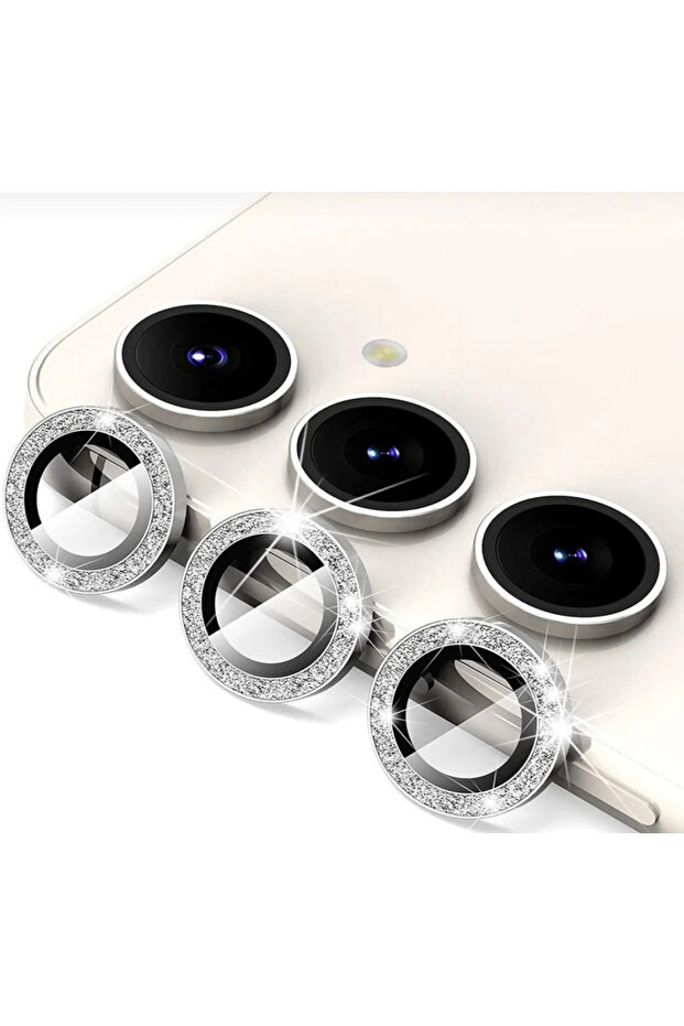 Solid Case Samsung Galaxy A54 Compatible Stone Lens Camera Protector - 1