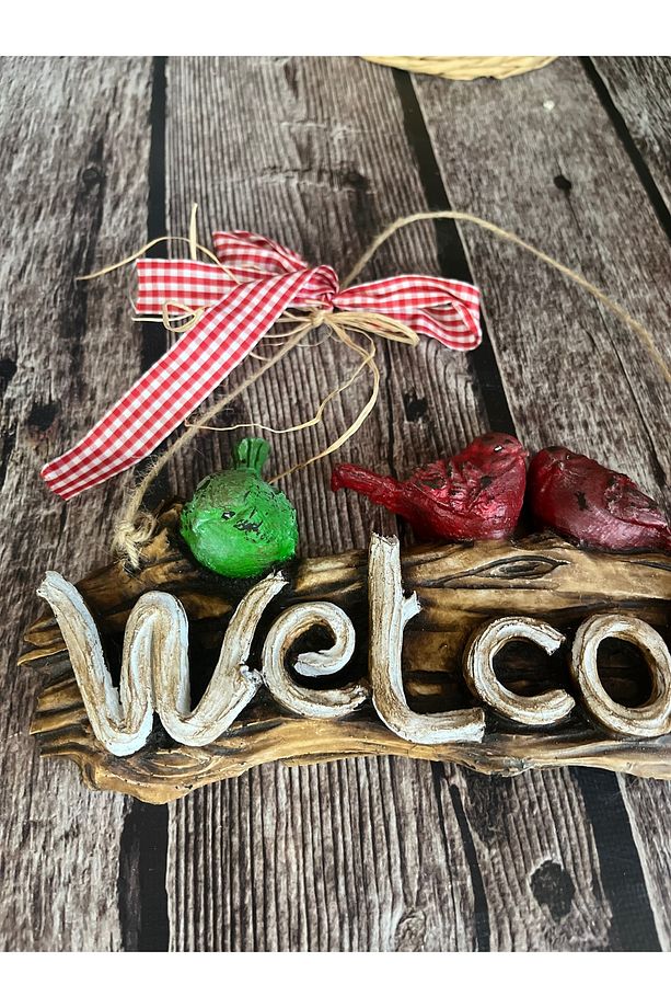 Welcome Yazılı Kapı Süsü ,duvar dekoru - 2