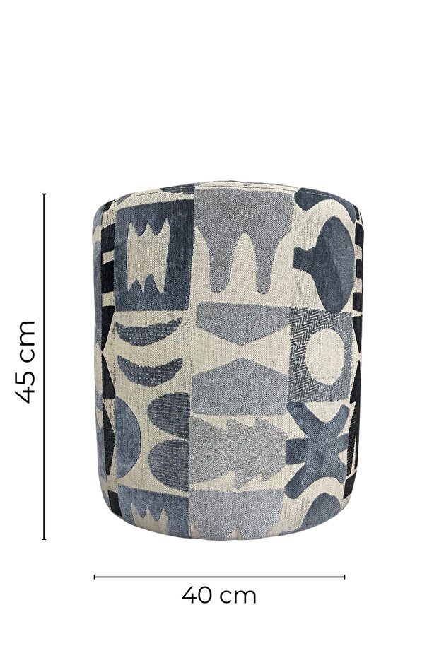 Bohem Desinli Dekoratif Puf - 2