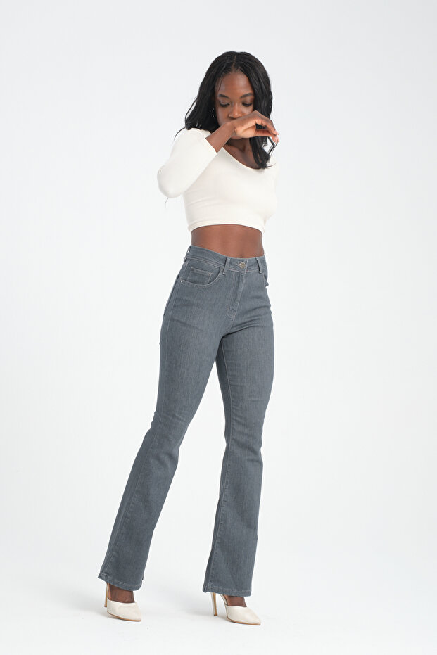 Spanish Leg Women's High Waist Jeans Pants