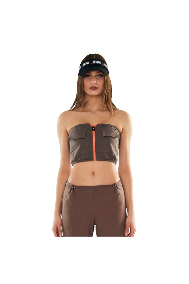 # 11170 Women's Bustier Brown