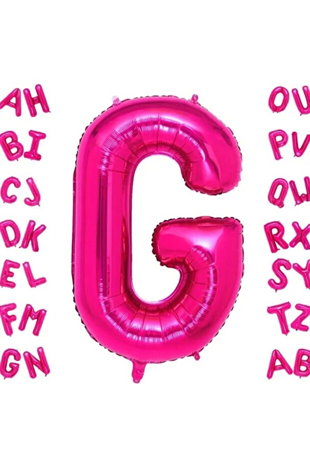 Fuchsia Letter Foil Balloon 16 Inch 36 cm