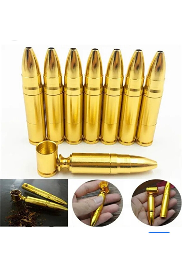 Mermi şeklinde metal pipe - 1