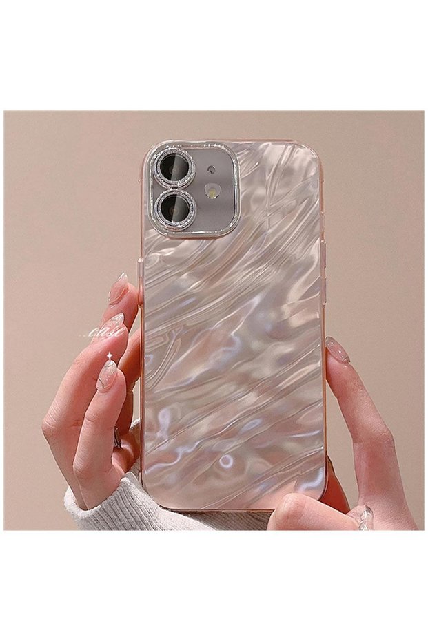 Apple iPhone 11 Compatible Case Zebana Dazz Silicone Case Rose Gold