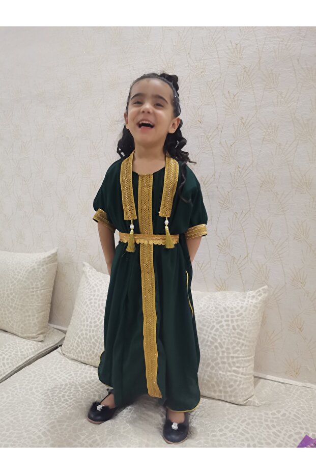 Kız çocuk yöresel abaya takım - 3