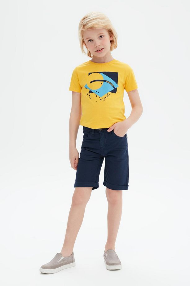 Bg Store Erkek Çocuk Lacivert Şort 23ss0bk1521 - 1