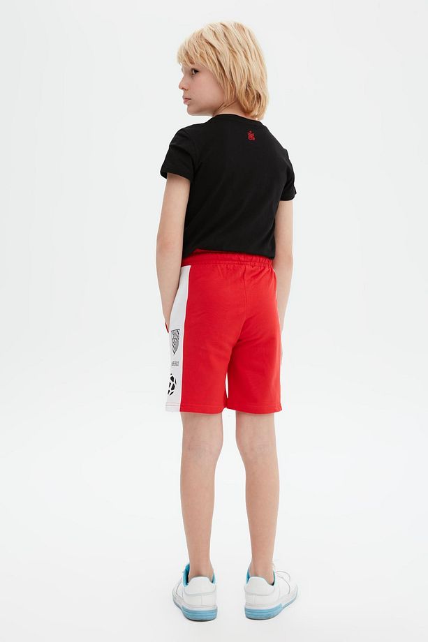Bg Store Erkek Çocuk Kırmızı Şort 23ss0bk1570 - 4