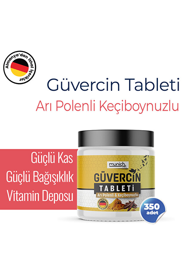 Munich Vet Güvercin Yavru Ve Anaç Hapı 2 li Set Arı Polen li - Mini Kara Hap - 2