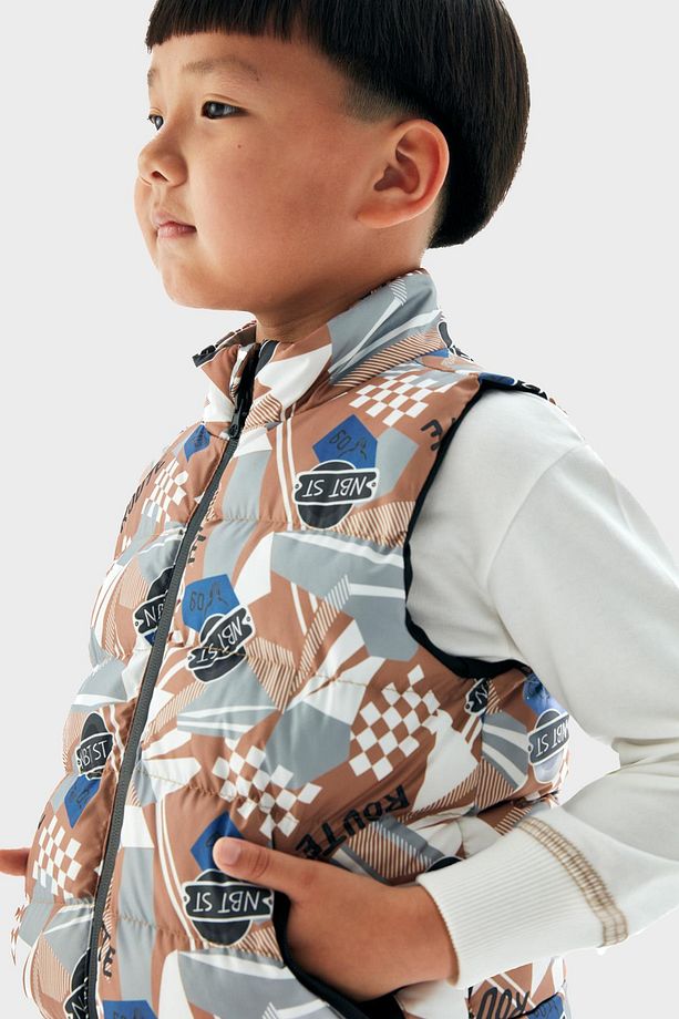 Bg Store Erkek Çocuk Desenli Yelek 23pfwnb3703 - 3