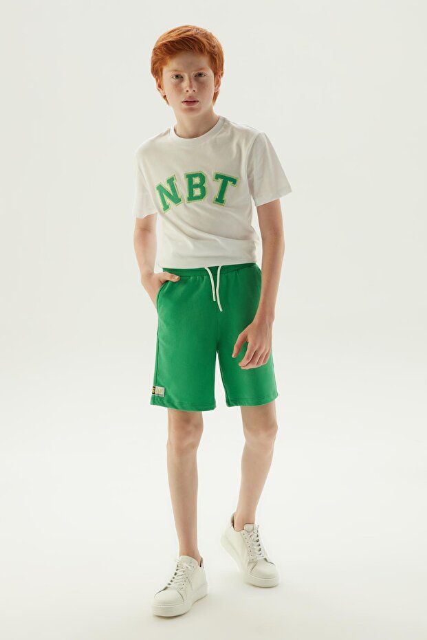 Bg Store Erkek Çocuk Yeşil Şort - 1