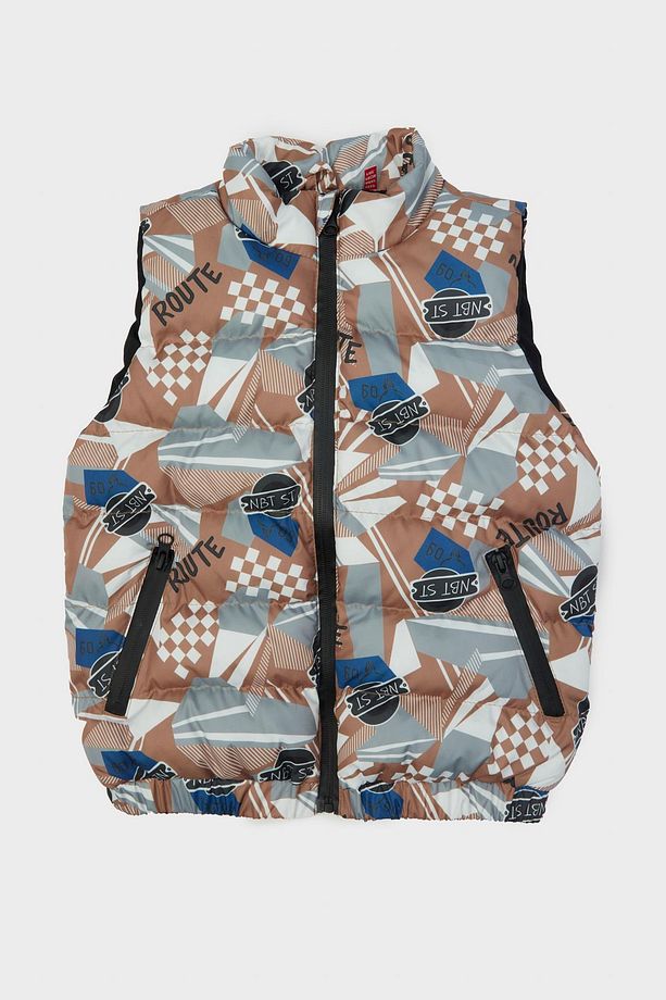 Bg Store Erkek Çocuk Desenli Yelek 23pfwnb3703 - 5