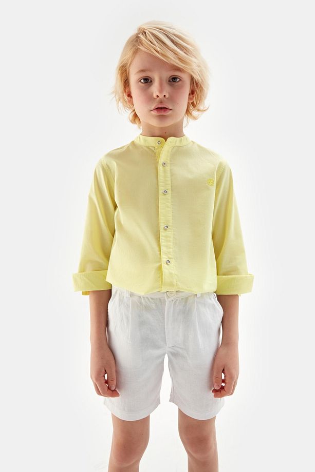 Bg Store Erkek Çocuk Beyaz Şort 23ss1nb3123 - 2