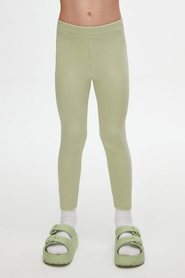 الجوارب الأساسية الشتوية الخضراء للفتيات - 6