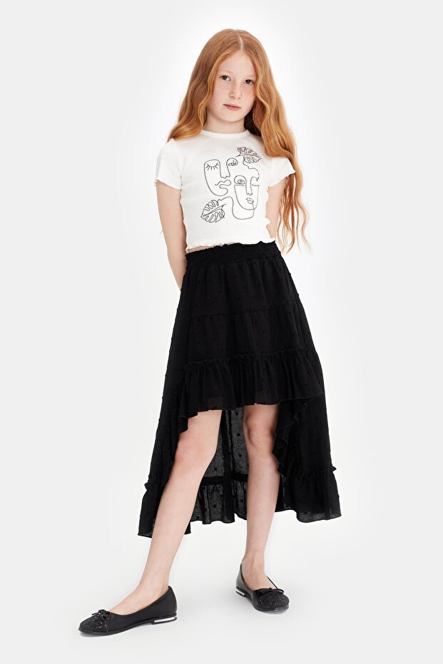 Bg Store Girl Ecru Tshirt 23ss0tj4517