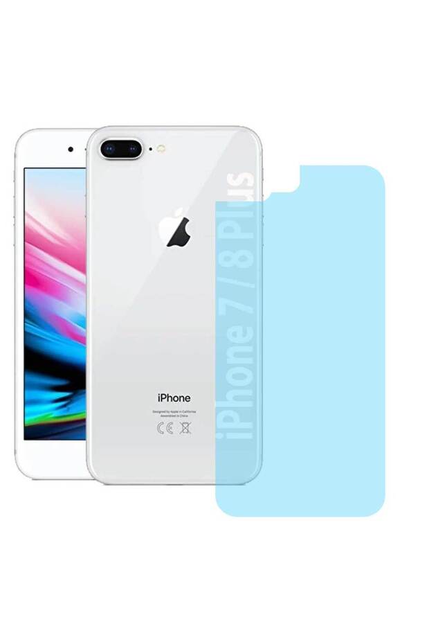 Apple iPhone 7 Plus ve iPhone 8 Plus Arka Nano Cam Ekran Koruyucu - 3