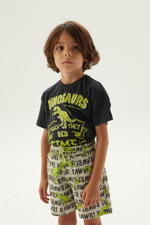 BG Store Erkek Çocuk Desenli Pijama Takımı - 3