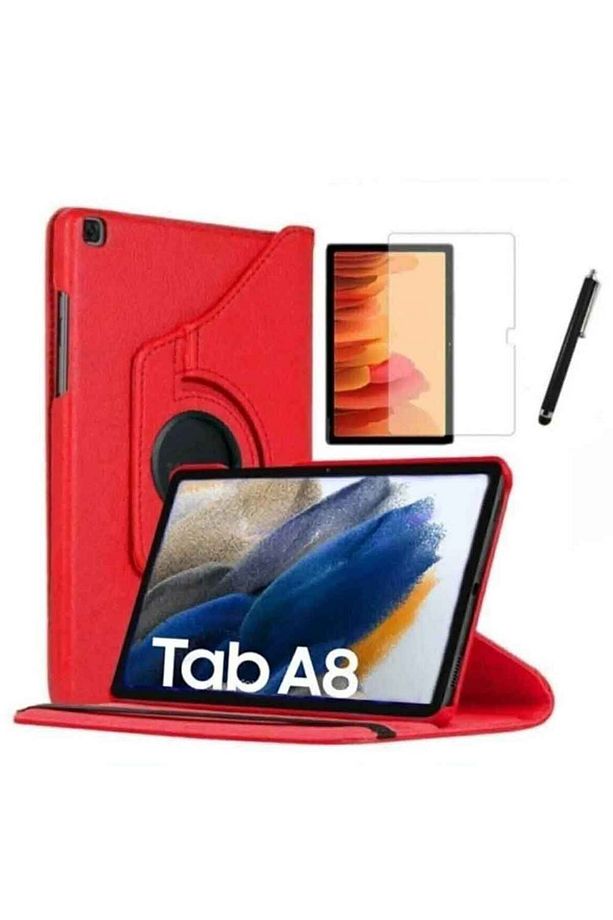 Samsung Galaxy Tab A8 X200 X205 X207 Kılıf Ekran Koruyucu Kalem Set - 1