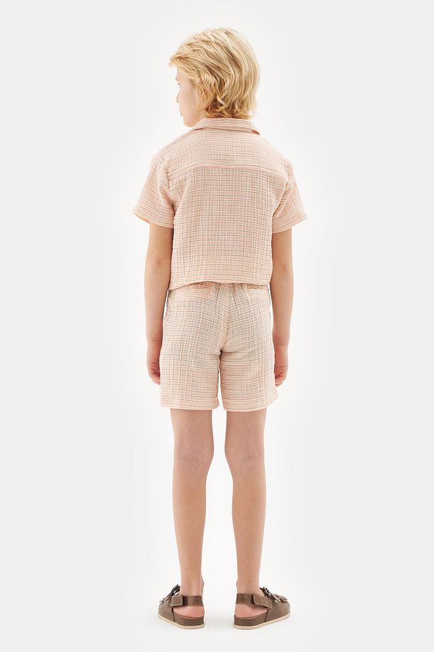 Bg Store Erkek Çocuk Desenli Şort 23ss2nb3142 - 4