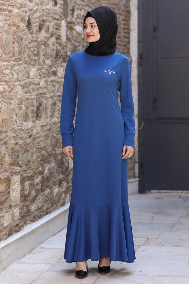 Azra Elbise Mavi TBSSN62 - 1