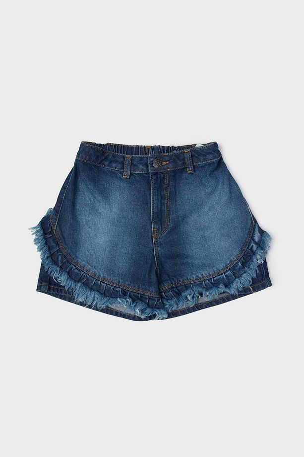 Bg Store Kız Çocuk Denim Şort - 6