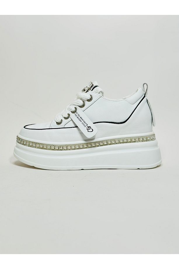 TAŞLI KALIN TABAN SNEAKER - 3